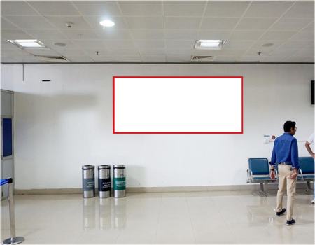 Wall Mount - SHA Ground floor, Near Domestic Boarding Gates - 10 W x 5 H Ft Wall Mount - SHA Ground floor, Near Domestic Boarding Gates - 10 W x 5 H Ft