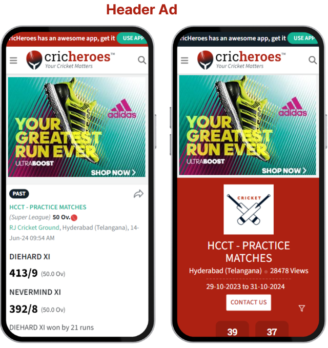 CricHeroes Advertising Cost CricHeroes Ads Advertise On CricHeroes