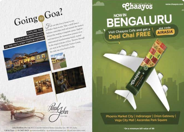 Inflight Food & Beverage Menu Card Inflight Food & Beverage Menu Card